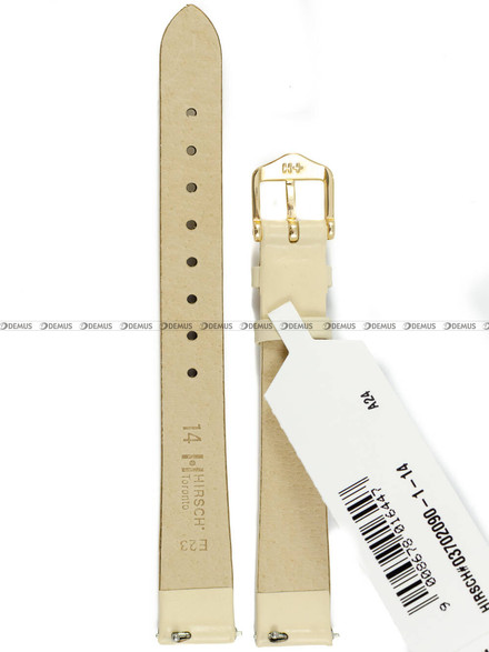 Pasek skórzany do zegarka - Hirsch Toronto 03702090-1-14 - 14 mm