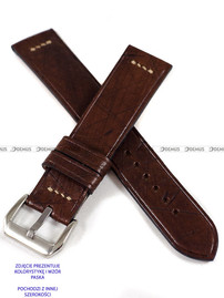 Pasek skórzany ręcznie robiony A. Kucharski Leather - Ecbatana - Tobacco/Camel - 28 mm