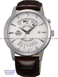 Pasek skórzany do zegarka Orient FEU0A005WH - UDEVHST - 22 mm brązowy