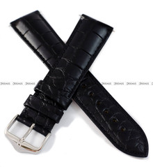 Pasek skórzany z aligatora do zegarka - Hirsch Genuine Alligator 10220759-2-22 - 22 mm