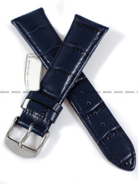 Pasek skórzany do zegarka - Fluco Classic Kroko Chrono 369M-06-22 - 22 mm