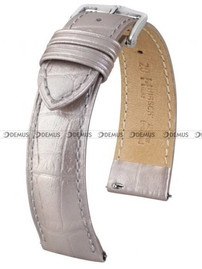 Pasek skórzany do zegarka - Hirsch Duke Metallic 01027130-2-18 - 18 mm - M