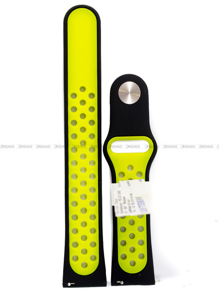 Pasek silikonowy do zegarka - Morellato Paroo A01X5402187802CR20 - 20 mm