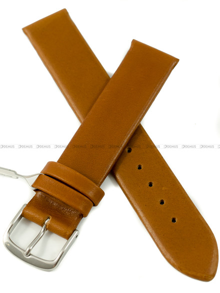 Pasek skórzany do zegarka - Fluco Polo 305M-03-18 - 18 mm