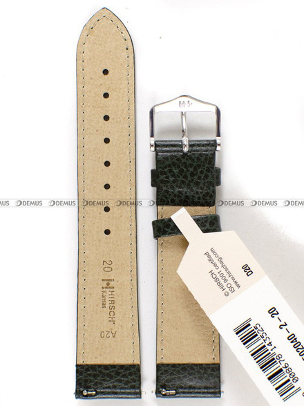 Pasek skórzany do zegarka - Hirsch Kansas 01502040-2-20 - 20 mm