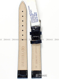 Pasek do zegarka - Morellato A01X2524656062 14mm granatowy