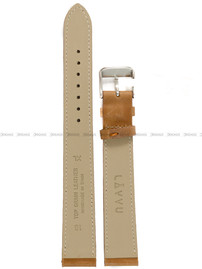 Pasek skórzany do zegarka - LAVVU LSAXE16 - 16 mm - XL