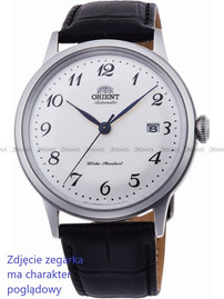 Pasek skórzany do zegarka Orient RA-AC0003S10B - UL002012J0 - 21 mm czarny