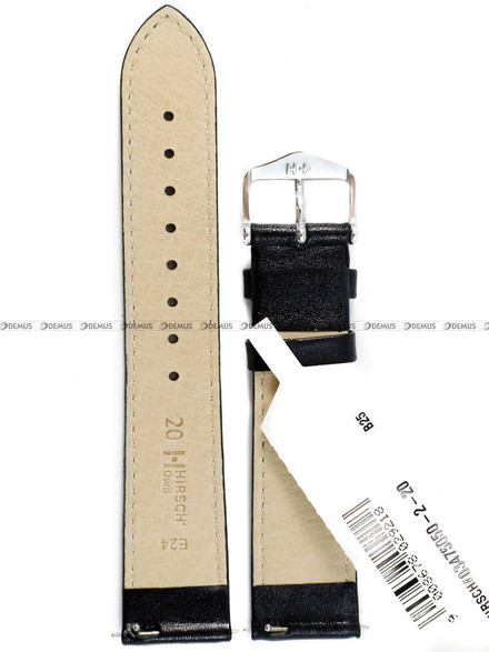 Pasek skórzany do zegarka - Hirsch Osiris 03475050-2-20 - 20 mm