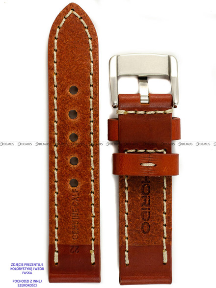 Pasek skórzany do zegarka - Horido 0606.03.26S - 26 mm