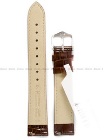 Pasek skórzany do zegarka - Hirsch Louisianalook 03427010-2-18 - 18 mm brązowy