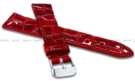 Pasek skórzany do zegarka - LAVVU LSAGR20 - 20 mm