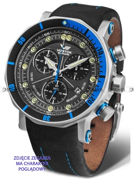 Pasek skórzany do zegarka Vostok Europe Lunokhod 6S30-6205213 - 25 mm