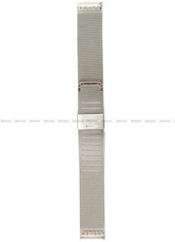 Bransoleta mesh do zegarka - BMS01.18.BZ-CSP - 18 mm - srebrna