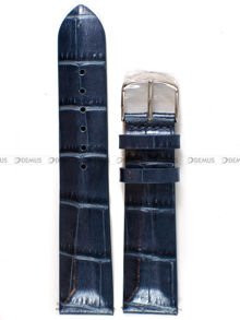 Pasek Undine skórzany do zegarka Vostok - 20 mm niebieski