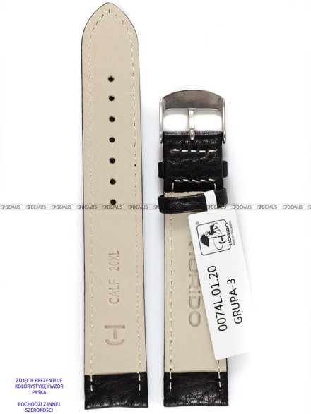 Pasek skórzany do zegarka - Horido 0074L.01.18S - 18 mm