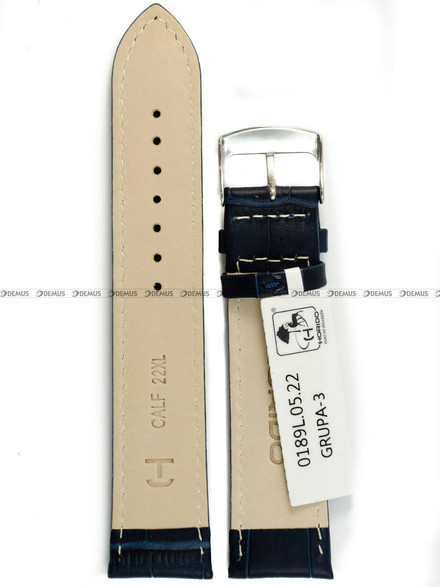 Pasek skórzany do zegarka - Horido 0189L.05.22S - 22 mm - XL