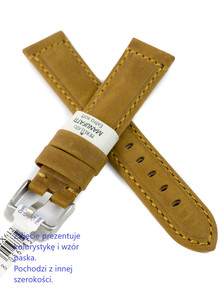 Pasek do zegarka skórzany - Morellato A01X6121D71037ST20 - 20 mm