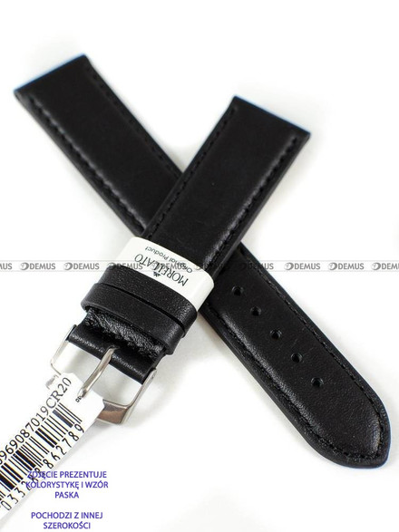 Pasek skórzany do zegarka - Morellato A01X0969087019CR24 - 24 mm