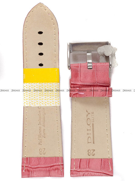 Pasek skórzany do zegarka - Diloy 368EA.28.13 - 28 mm