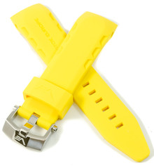 Pasek silikonowy do zegarka Vostok Europe Lunokhod - VE-25-YEL - 25 mm