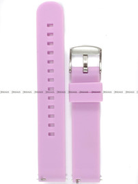 Pasek silikonowy do zegarka - LAVVU LS00F18 - 18 mm