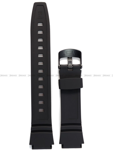 Pasek z tworzywa do zegarków Casio HDD-600 - 18 mm