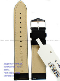 Pasek skórzany do zegarka - Hirsch Kent 01002150-2-18 M - 18 mm