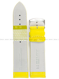 Pasek skórzany do zegarka - Diloy 302.24.10 - 24 mm