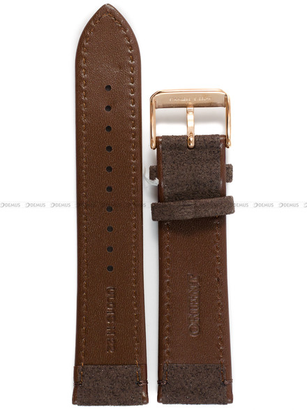 Pasek skórzany do zegarka Orient RA-AC0P04Y30B - UL01S012P0 - 22 mm