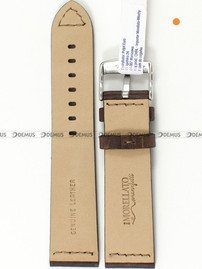 Pasek skórzany do zegarka - Morellato A01X4683B90030CR24 - 24 mm brązowy