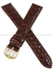 Pasek skórzany do zegarka - Hirsch Crocograin 12322810-1-17 - 17 mm