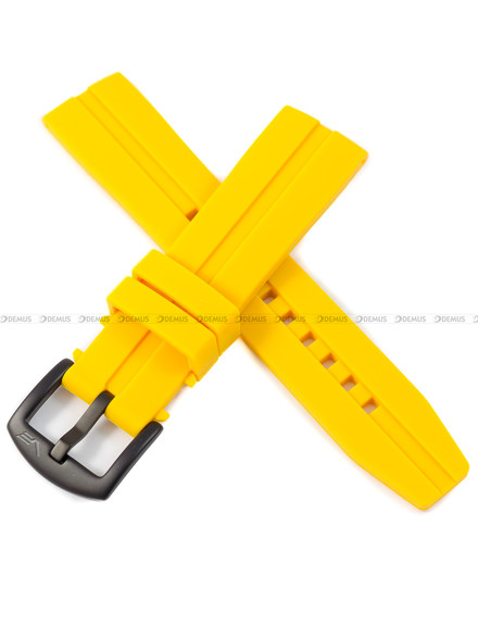 Żółty pasek silikonowy do zegarka Vostok Europe Expedition South Pole VR42-592C763 - 22 mm