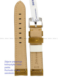 Pasek do zegarka skórzany - Morellato A01X6121D71037ST20 - 20 mm