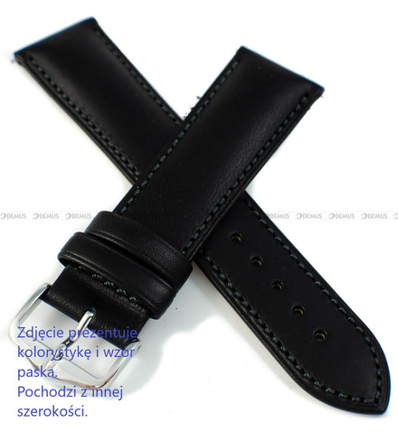 Pasek skórzany do zegarka - Hirsch Kent 01002150-2-18 M - 18 mm