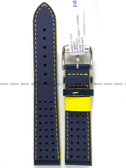 Pasek wodoodporny skórzany do zegarka - Morellato A01X5485D37897CR20 - 20 mm