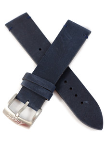 Pasek skórzany do zegarka Atlantic do serii 70351, 80371 - 70351-BU/BUS-22 - 22 mm