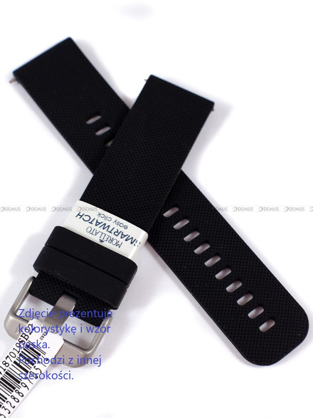Pasek silikonowy do zegarka - Morellato A01X5654187019SB24 - 24 mm