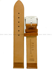 Pasek skórzany do zegarka - Fluco Polo 305M-03-18 - 18 mm