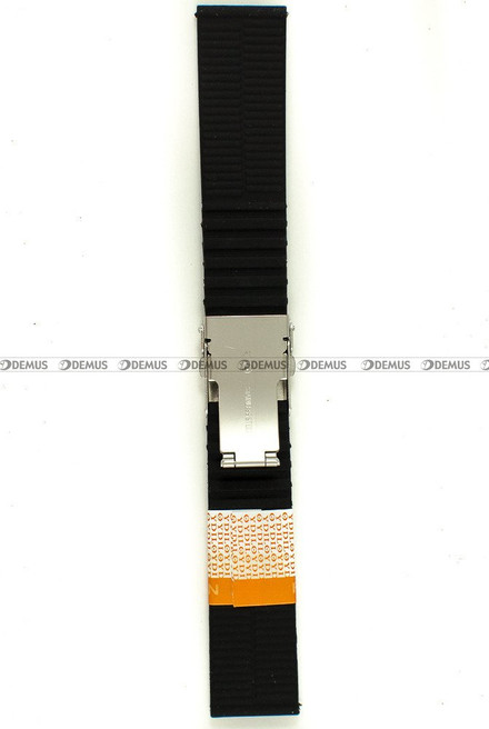 Pasek silikonowy Diloy do zegarka - SBR30.24.1 - 24 mm