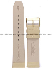 Pasek skórzany do zegarka - Chermond A132.22.7-G - 22 mm