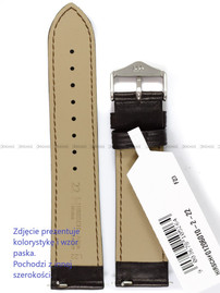 Pasek skórzany do zegarka - Hirsch Merino 01206010-2-18 - 18 mm