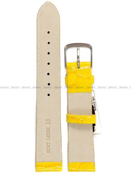 Pasek skórzany do zegarka - Fluco Chiara 205M-15-18 - 18 mm