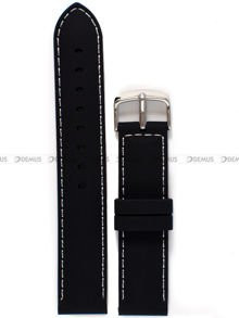 Pasek silikonowy do zegarka - Chermond PG10.20.1.7 - 20 mm czarny