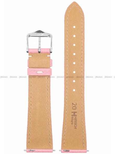 Pasek skórzany z do zegarka - Hirsch Bologna 01802122-2-20 M - 20 mm 