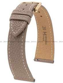 Pasek skórzany z do zegarka - Hirsch Bologna 01802037-1-19 - 19 mm