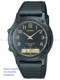 Pasek z tworzywa do zegarków Casio AW-49H - 19 mm