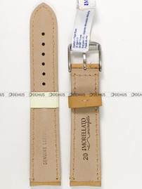 Pasek skórzany do zegarka - Morellato A01X5041B94028CR20 - 20 mm brązowy