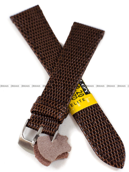 Pasek skórzany do zegarka - Diloy 407.20.2 - 20 mm