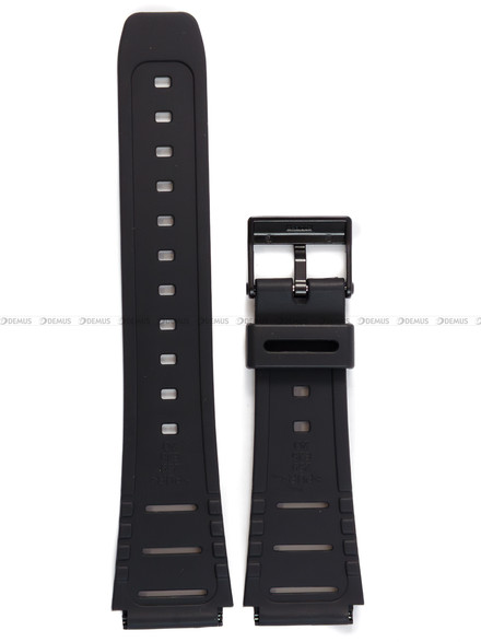Pasek z tworzywa do zegarków Casio W-720 i CA-53 - 20mm czarny